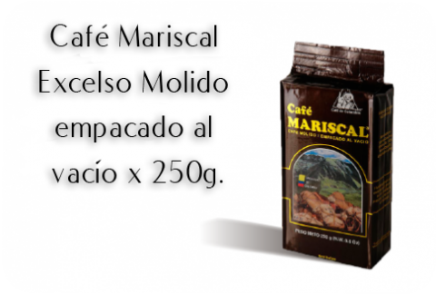 CAFE TOSTADO EN GRANO Y/O MOLIDO EXCELSO 100% COLOMBIANO Y CAFE SOLUBLE