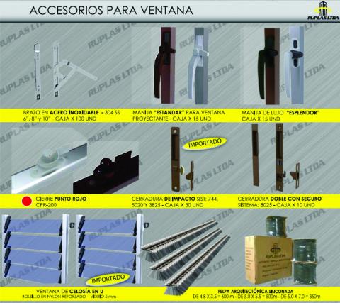 Accesorios para ventana