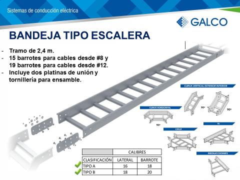 Bandeja Portacable Tipo Escalera