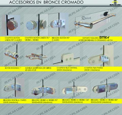 Accesorios en acero inoxidable