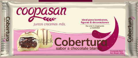 Cobertura Sabor a Chocolate Blanco