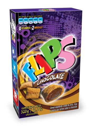 CEREAL FLIPS CHOCOLATE 320GR