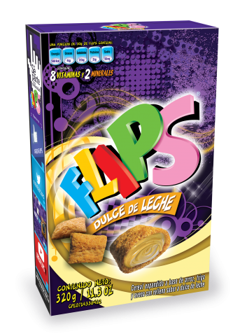 CEREAL FLIPS DULCE DE LECHE 320GR