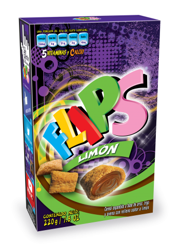 CEREAL FLIPS LIMON 220 GR
