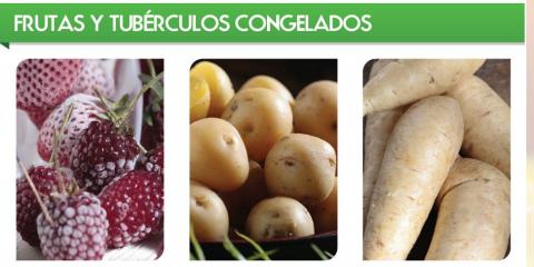 Tubérculos congelados IQF