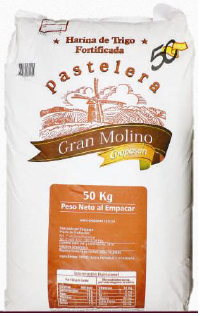 Harina de Trigo Panificable Fortificada Pastelera Congelados