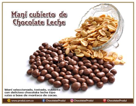 Maní cubierto de chocolate