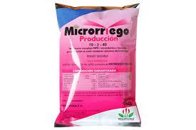 Microrriego Producción