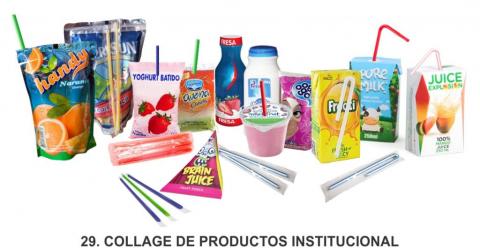 Pitillos Biodegradables Para Uso Industrial de colores