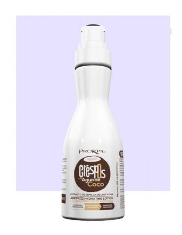 Curly line with coconut water. Image