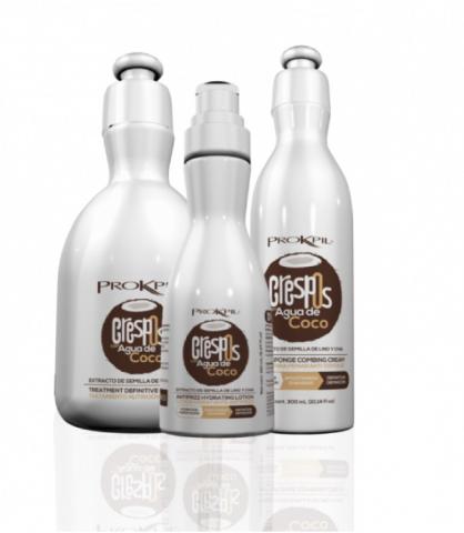 Curly line with coconut water. Image
