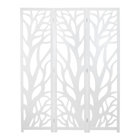 PANEL ROOM DIVIDER WHITE TREE SCREEN Image