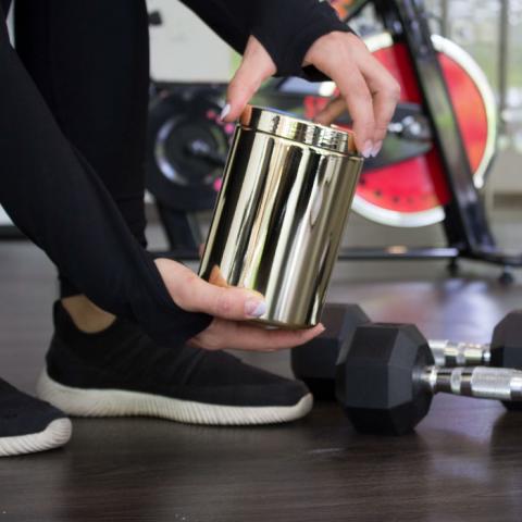 Metalized Canisters for sport nutrition Image
