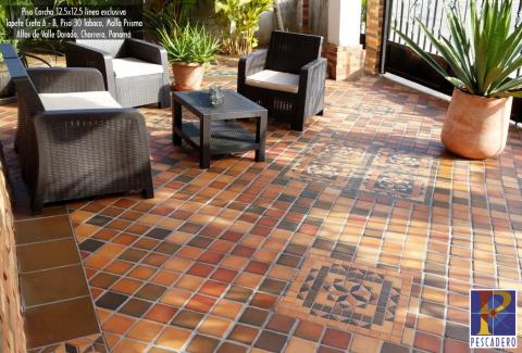 Clay floor tile cork exclusive line Image