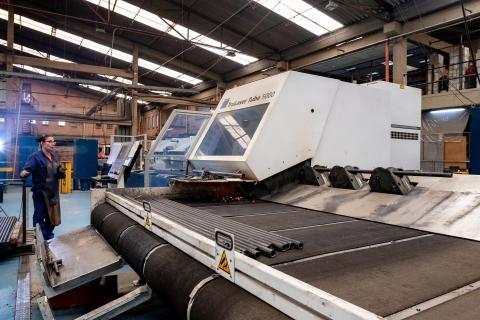 Service of tube metal laser cutting Image