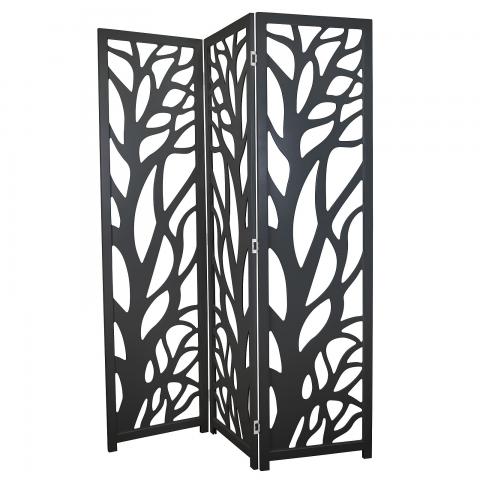 PANEL ROOM DIVIDER TREE DARK WENGE SCREEN Image
