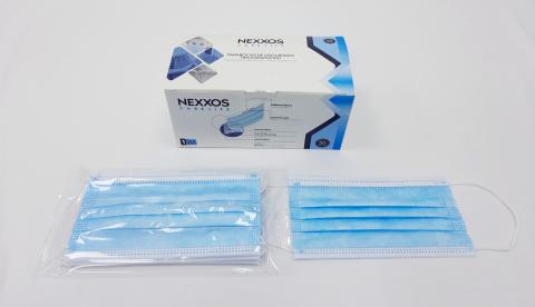 DISPOSABLE RESPIRATORY MASKS (HEAT SEALED MASKS WITH ULTRASOUND AND TRIPLE LAYER WITH FILTER) Image