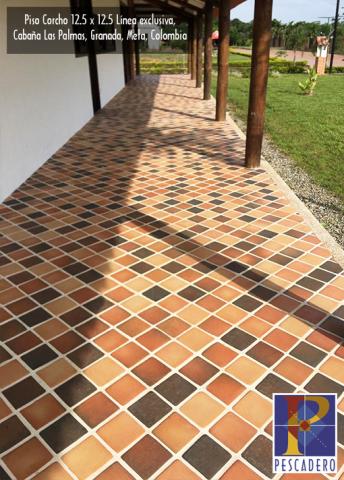 Clay floor tile cork exclusive line Image