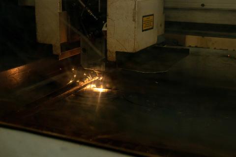 Service of sheet metal laser cutting Image