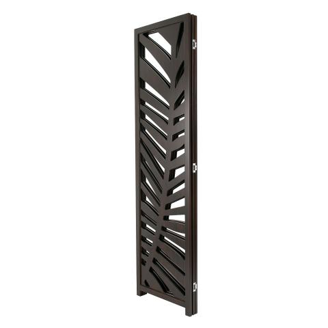 PANEL ROOM DIVIDER LIA VEINED WENGE WOOD SCREEN Image