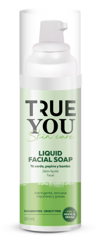 True You Foam Facial Liquid Soap with Cucumber Extract, Aloe Vera and Bamboo 150 ml Image