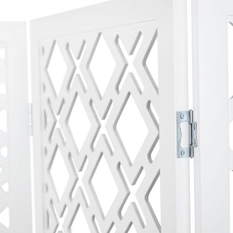 PANEL ROOM DIVIDER GEOMETRIC WHITE SCREEN Image