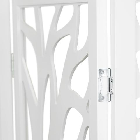 PANEL ROOM DIVIDER WHITE TREE SCREEN Image