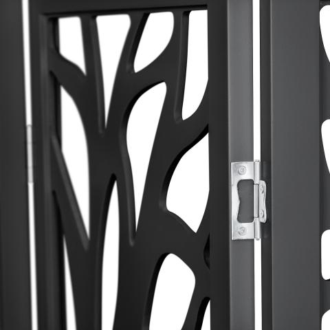 PANEL ROOM DIVIDER TREE DARK WENGE SCREEN Image