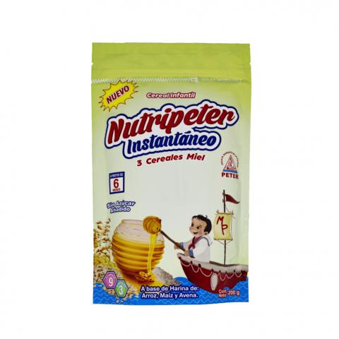 Instant Cereal for Children - 3 Cereals with Honey flavor