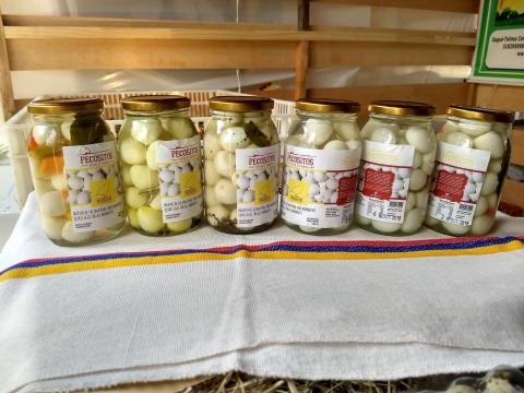 Canned quail eggs
