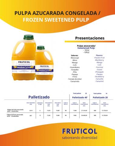 Sweetened Pulp Pasteurized