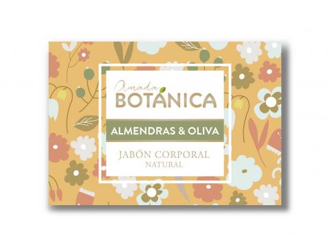 Almond & Olive Natural Soap Bar Image