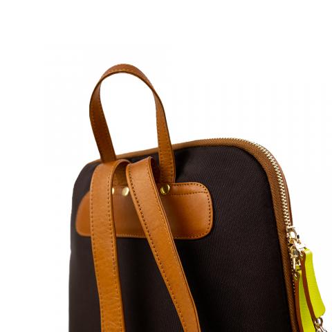 Backpack Purse for Women | GENUINE COLOMBIAN LEATHER | Available in Black, Brown and Tan | Real Leather Backpack Purse Image