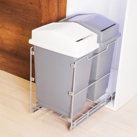 3362 Classic double waste bins Image