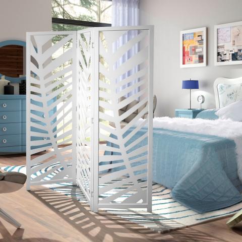 PANEL ROOM DIVIDER LIA WHITE SCREEN Image