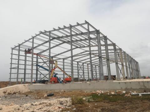Steel structure building Image