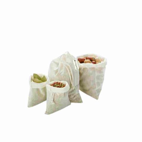 Muselin grocery shopping produce bags Image