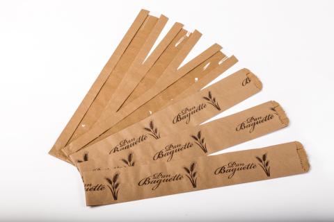 Baguette kraft paper bags Image