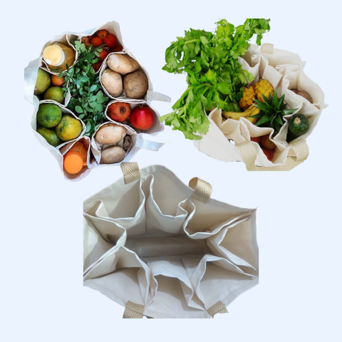 Bag with internal compartments Image