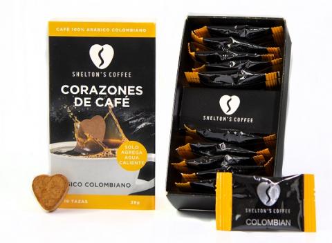Flavoured Coffee Hearts - Classic Colombian Image