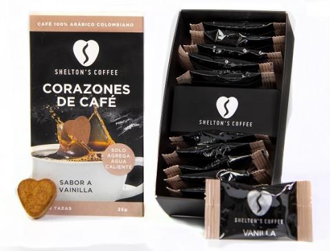 Flavoured Coffee Hearts - Vanilla Flavours Image
