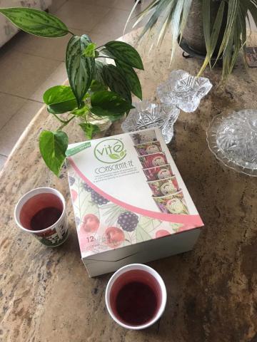 TEAS: ● Black Tea ● Green Tea Aromatic Herbal and Fruit Beverages: ● Peppermint ● Chamomile ● Lemongrass ● Lemon Balm ● Cinnamo