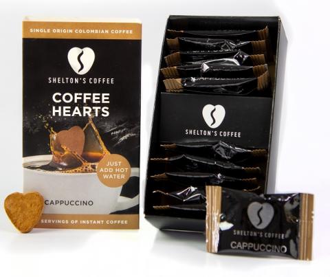 Flavoured Coffee Hearts - Cappuccino Flavour Image