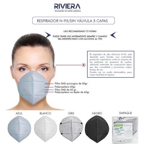 N95 face mask without valve Image