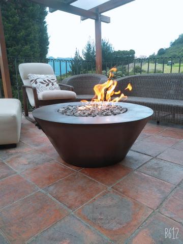 wood fire pit konik Image