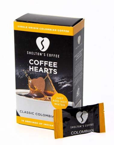 Flavoured Coffee Hearts - Classic Colombian Image