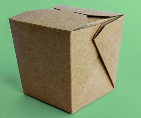 Cardboard food containers Image