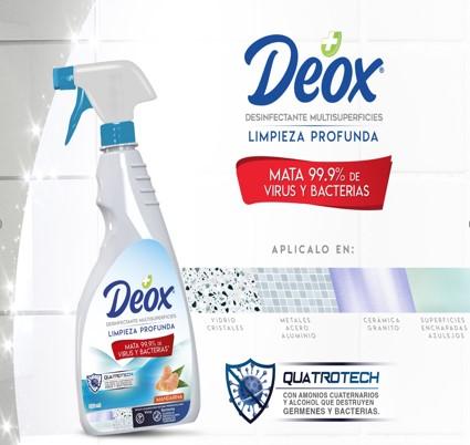 Deox disinfectant Antibacterial Multisurfaces Image