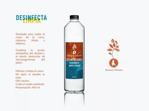 Ecological disinfectant and cleaner for leather Image