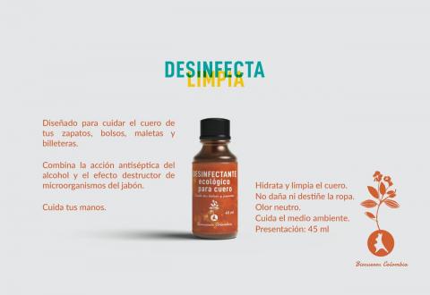 Ecological disinfectant and cleaner for leather Image
